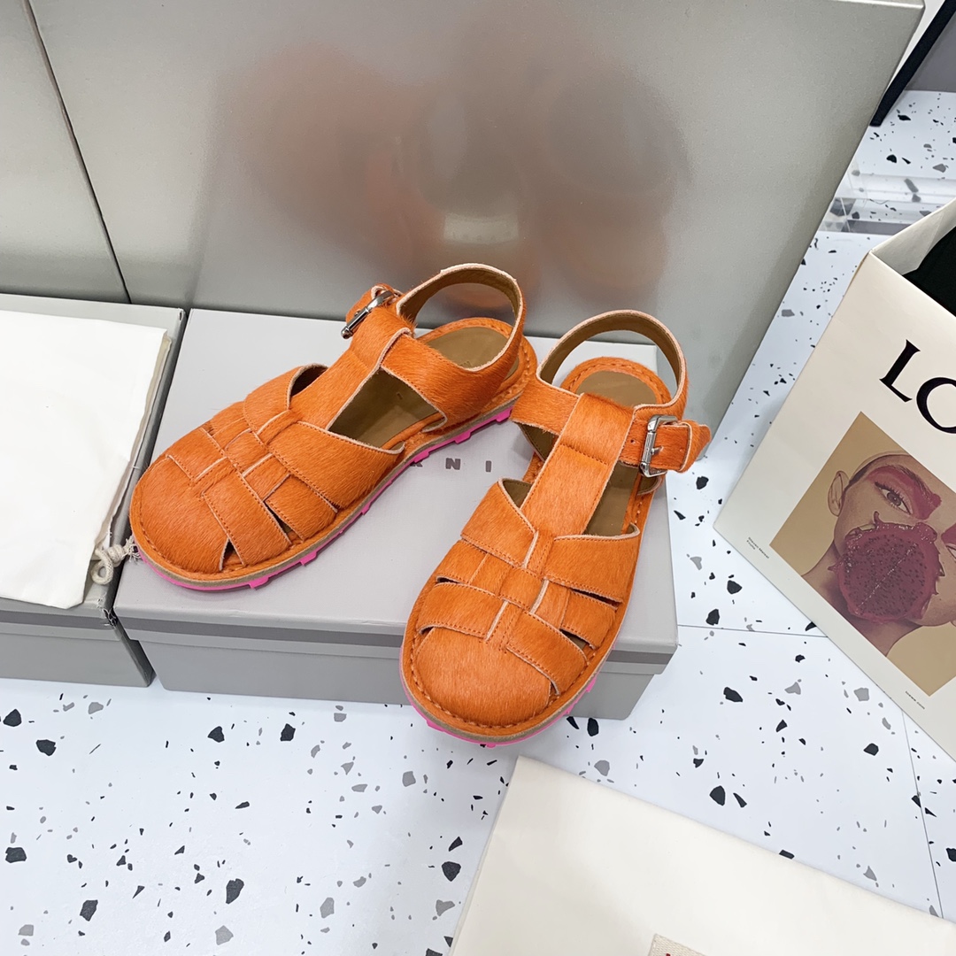 2022 Retro Roman Style Knit Sandals with Unique Design and Premium Materials - 图片 2