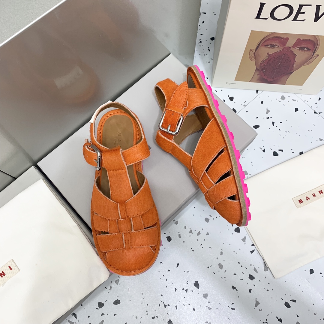2022 Retro Roman Style Knit Sandals with Unique Design and Premium Materials - 图片 4
