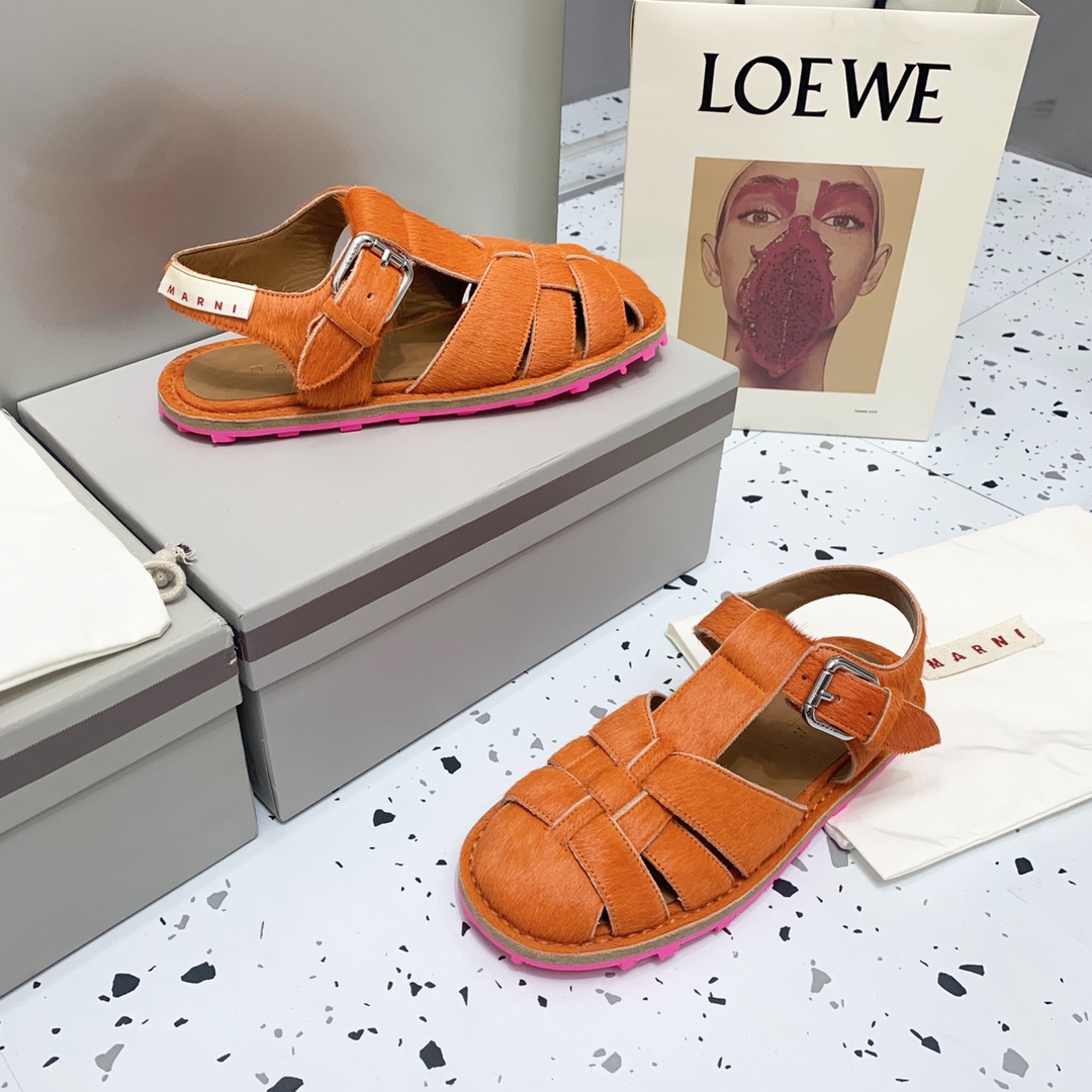 2022 Retro Roman Style Knit Sandals with Unique Design and Premium Materials - 图片 7