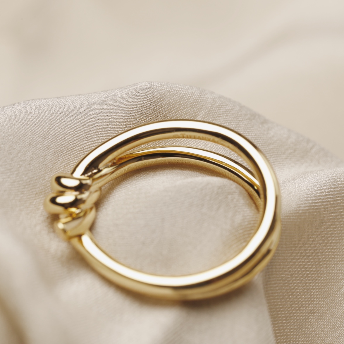 
T knot双行戒指💍，尺寸56789号
2022年Ｔ家新作  Knot戒指|||💥万众期待 
T k