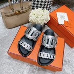 Hermes Shoes Sandals Slippers High Quality Designer Replica
 TPU Spring/Summer Collection Fashion Chains