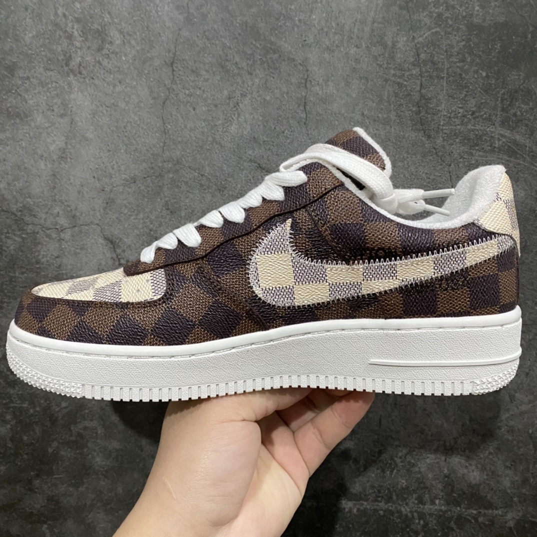 图片[2]-2022新品超奢联名 驴牌LV x AF1空军 同源公司货原材 LV专属皮革原料 全套原档案纸版开发 正确工艺 版型 独家私模原AIR大底 全套原包装配件 36-47.5-选品中心