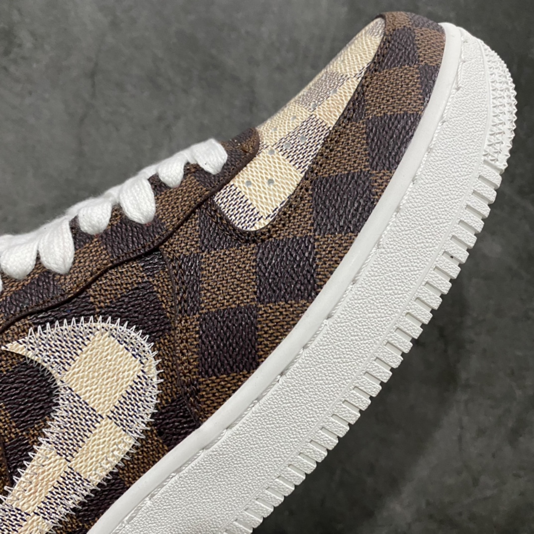 图片[6]-2022新品超奢联名 驴牌LV x AF1空军 同源公司货原材 LV专属皮革原料 全套原档案纸版开发 正确工艺 版型 独家私模原AIR大底 全套原包装配件 36-47.5-选品中心