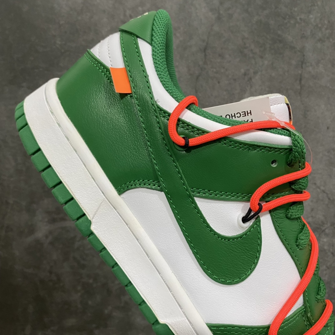 图片[7]-PK版本Off White x Dunk 白绿 市售公认顶级中的顶级 裁边清洁度无敌 完美鞋型 正确皮料 无需过多文案描述 直接看实拍 所见即所得 尺码：36-47.5-选品中心