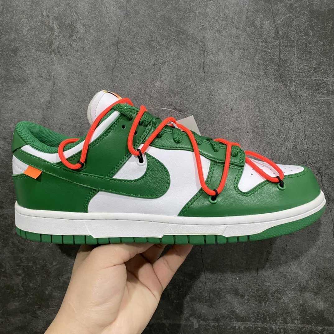 PK版本Off White x Dunk 白绿 市售公认顶级中的顶级 裁边清洁度无敌 完美鞋型 正确皮料 无需过多文案描述 直接看实拍 所见即所得 尺码:36-47.5-选品中心