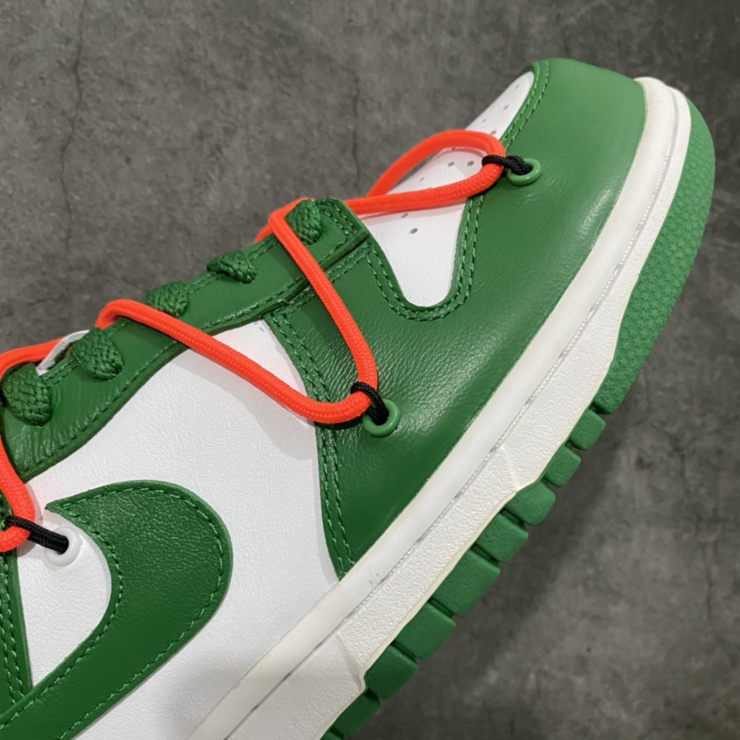 图片[6]-PK版本Off White x Dunk 白绿 市售公认顶级中的顶级 裁边清洁度无敌 完美鞋型 正确皮料 无需过多文案描述 直接看实拍 所见即所得 尺码：36-47.5-选品中心