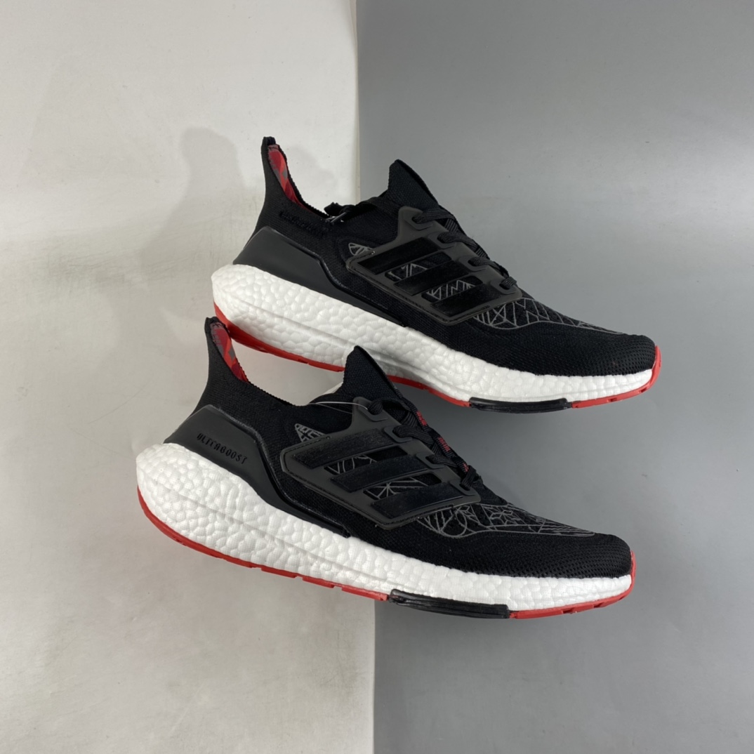 P250  AD UltraBoost 21 加厚爆米花袜套式针织鞋面休闲运动慢跑鞋 GZ6073