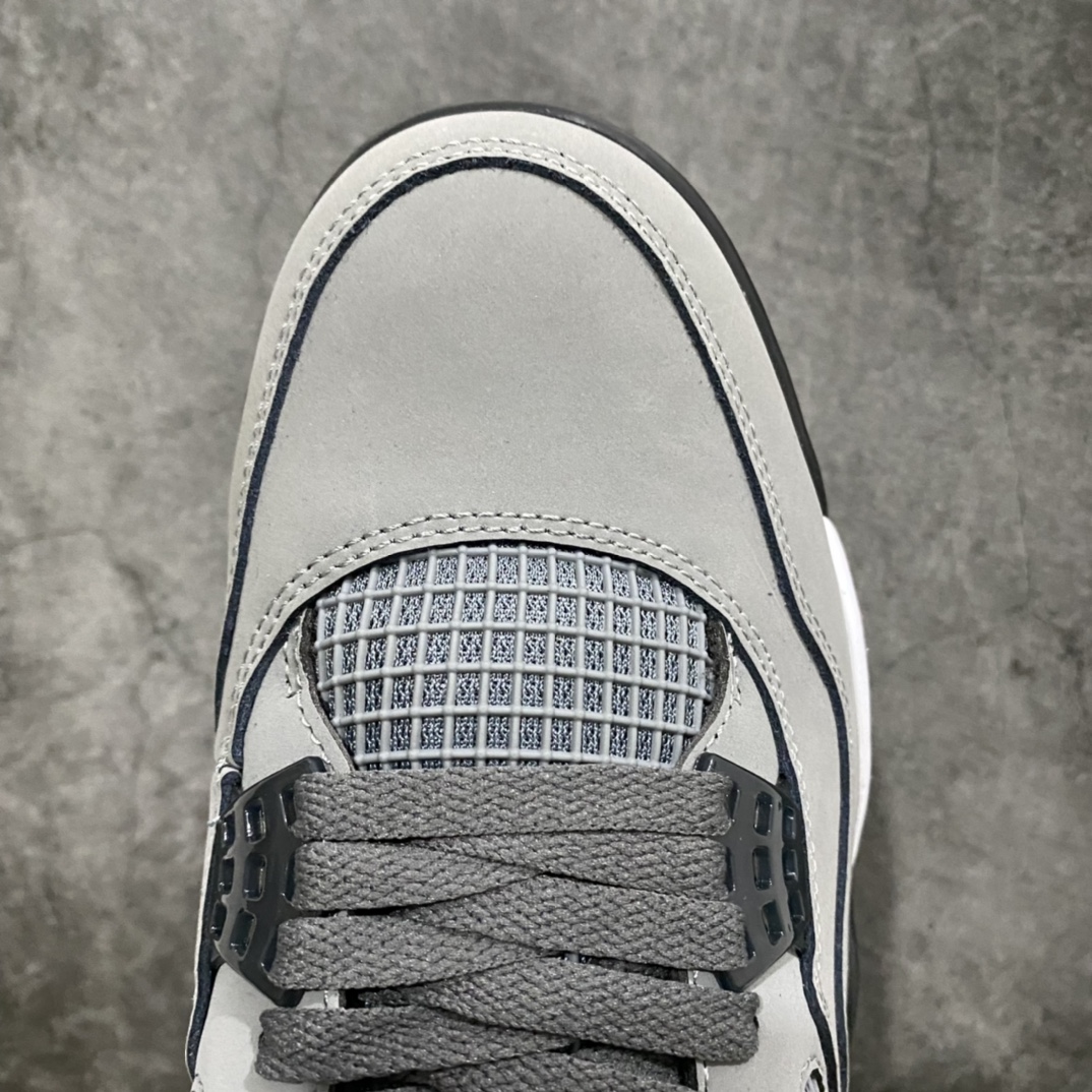 图片[5]-莞产纯原AJ4酷灰 原厂皮料 正确鞋型 鞋面材质有绒感 针车到位 尺码：40.5-47.5-选品中心