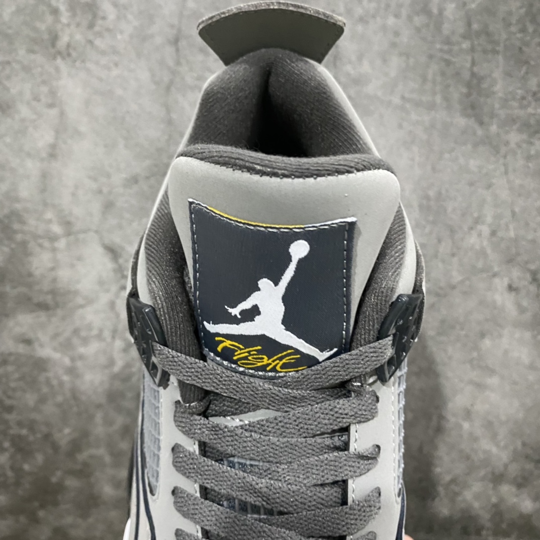 图片[8]-莞产纯原AJ4酷灰 原厂皮料 正确鞋型 鞋面材质有绒感 针车到位 尺码：40.5-47.5-选品中心