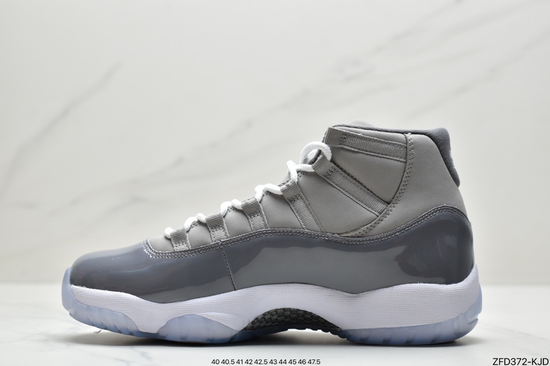 280 Air Jordan 11 High”Cool Grey”AJ11代迈克尔·乔丹篮球鞋“酷灰”CT8012-005