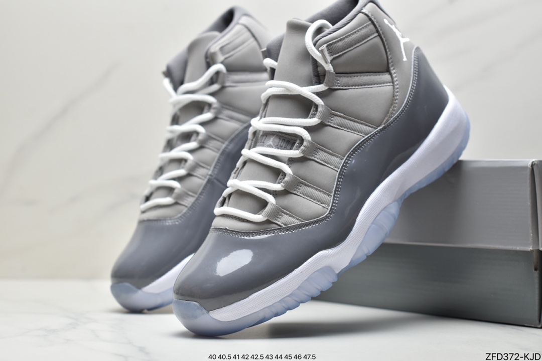 280 Air Jordan 11 High”Cool Grey”AJ11代迈克尔·乔丹篮球鞋“酷灰”CT8012-005