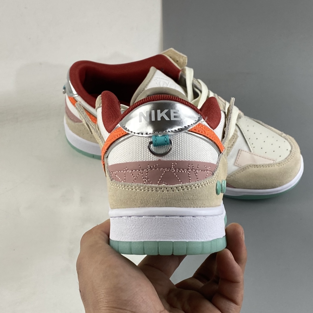 P260  NK Dunk Scrap ”Shapeless, Formless, Limitless” 金镶玉复古休闲板鞋 DQ4975-181