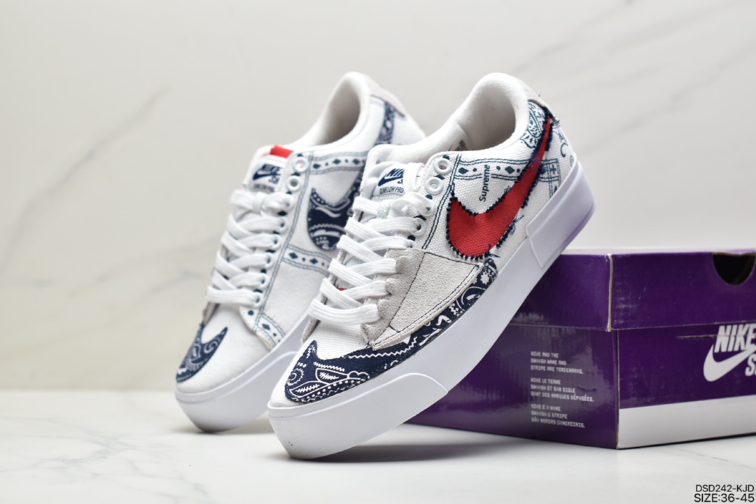 100 耐克Nike SB Zoom Blazer Mid Edge 变革拆线大钩子板鞋 CI3833