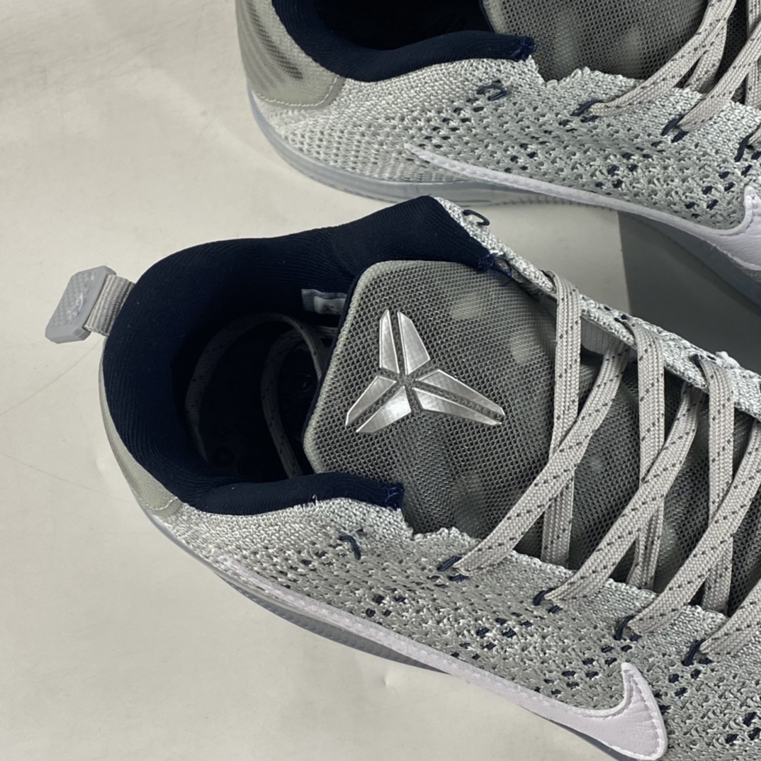 P240  Nk Kobe 11 Elite Low Pale Horse LR科比11低帮实战篮球蓝灰 824463-443