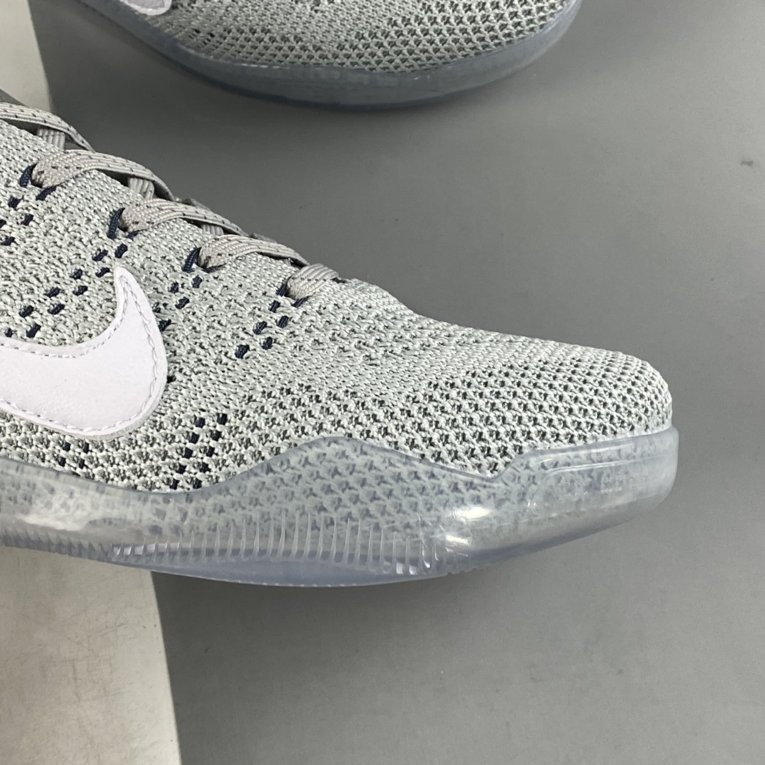 P240  Nk Kobe 11 Elite Low Pale Horse LR科比11低帮实战篮球蓝灰 824463-443