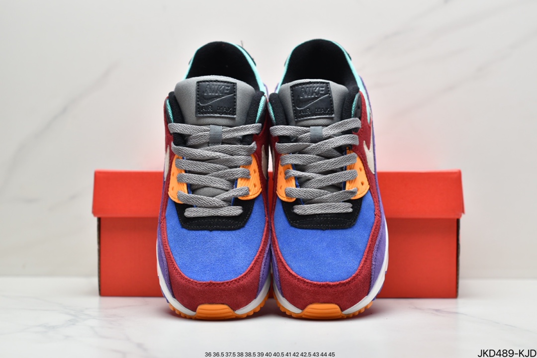 160 真标NK Air Max 90 ”Viotech”彩虹限定天猫京东专供订单 CD0917-600