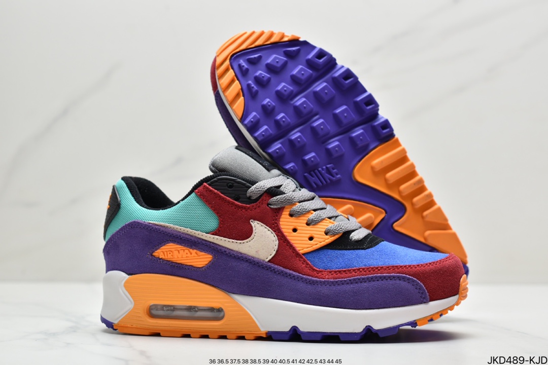 160 真标NK Air Max 90 ”Viotech”彩虹限定天猫京东专供订单 CD0917-600