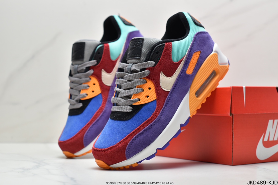 160 真标NK Air Max 90 ”Viotech”彩虹限定天猫京东专供订单 CD0917-600