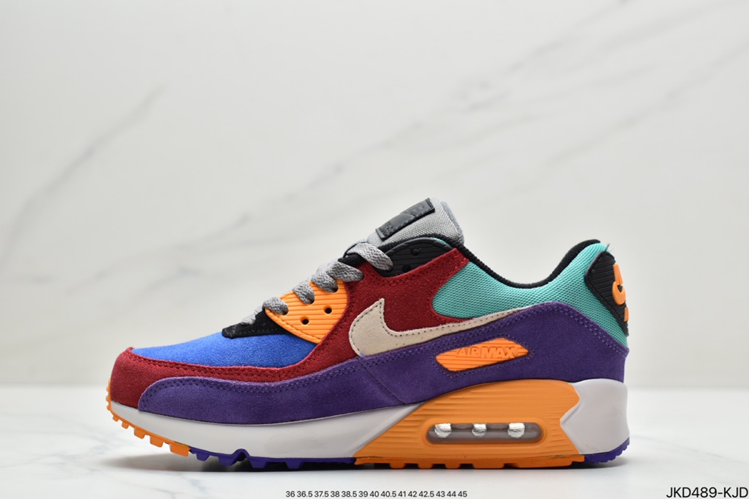 160 真标NK Air Max 90 ”Viotech”彩虹限定天猫京东专供订单 CD0917-600
