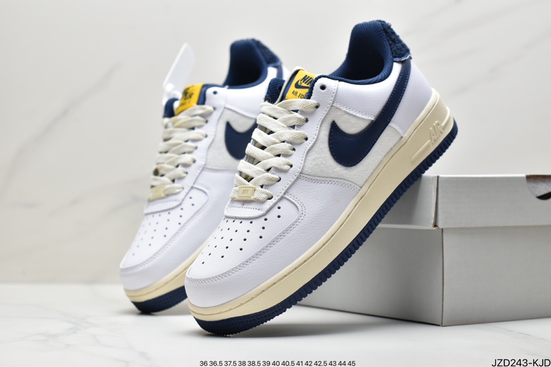 140 真标耐克NK Air Force 1 空军一号低帮 帆白蓝 DO5220