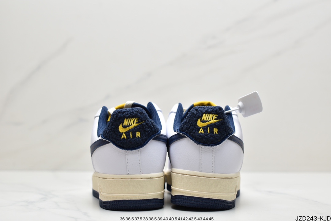 140 真标耐克NK Air Force 1 空军一号低帮 帆白蓝 DO5220
