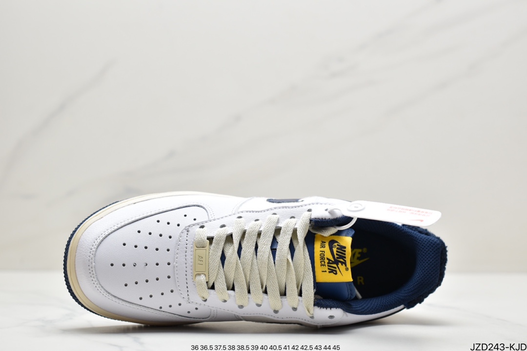 140 真标耐克NK Air Force 1 空军一号低帮 帆白蓝 DO5220