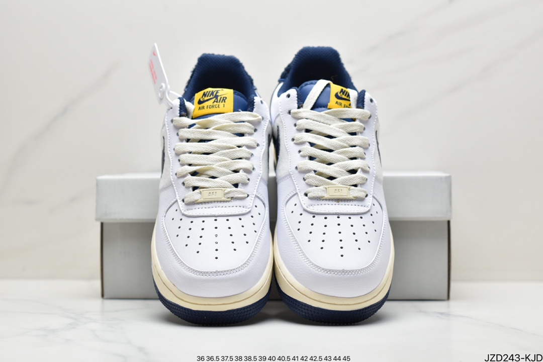 140 真标耐克NK Air Force 1 空军一号低帮 帆白蓝 DO5220