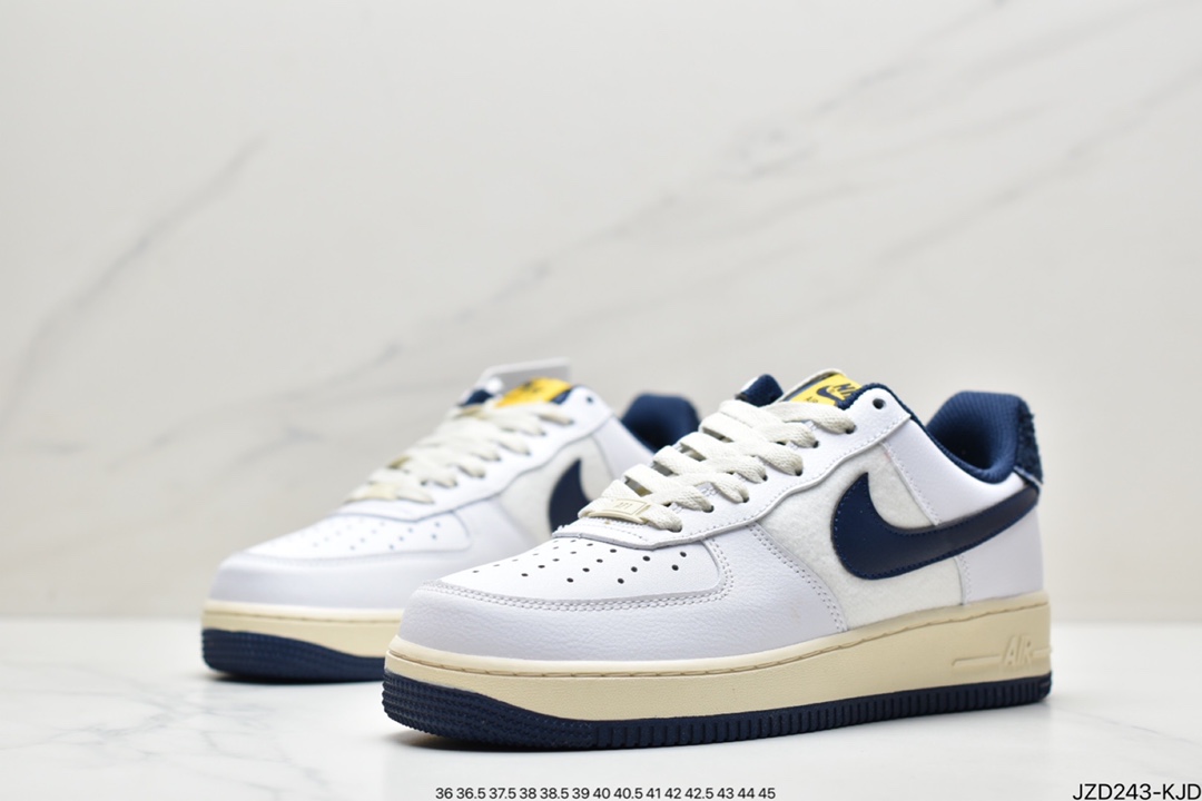 140 真标耐克NK Air Force 1 空军一号低帮 帆白蓝 DO5220