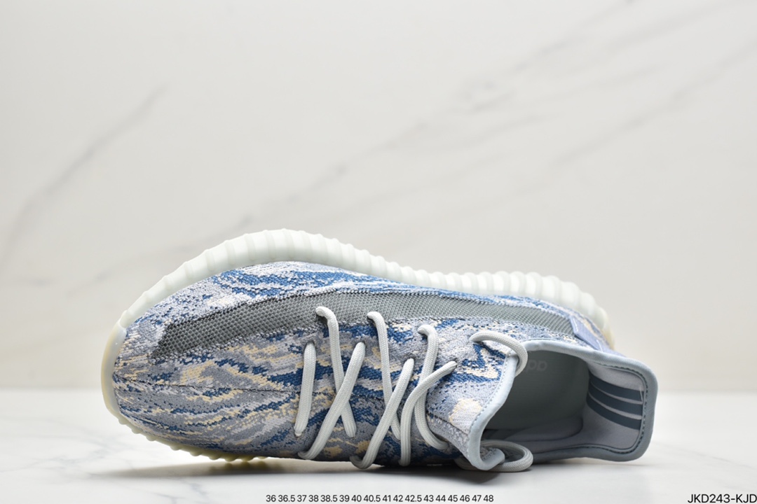 160 联乘侃爷Kanye West x Adidas Yeezy Boost 350 V2”Light” 棉花白百搭轻便慢跑鞋GW3775