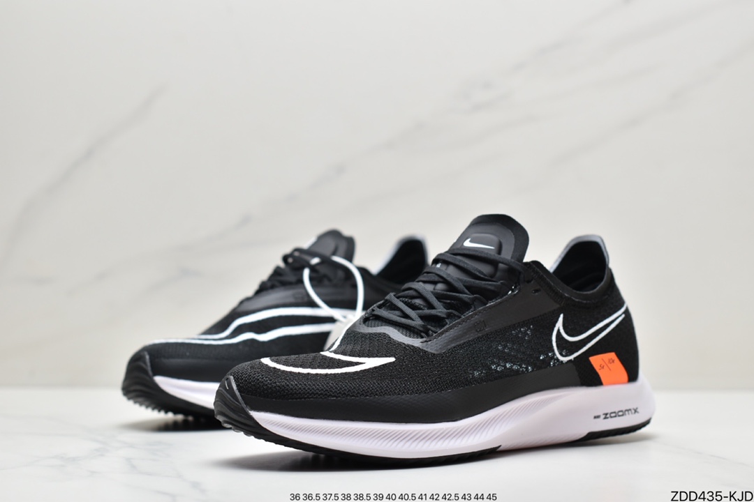 230 耐克Nike Zoomx Streakfly Proto 低帮跑步鞋白黑橙 DH9275