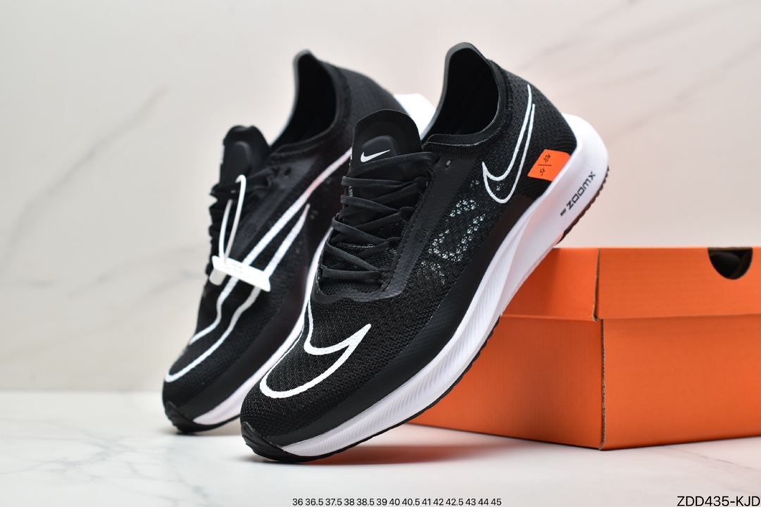230 耐克Nike Zoomx Streakfly Proto 低帮跑步鞋白黑橙 DH9275