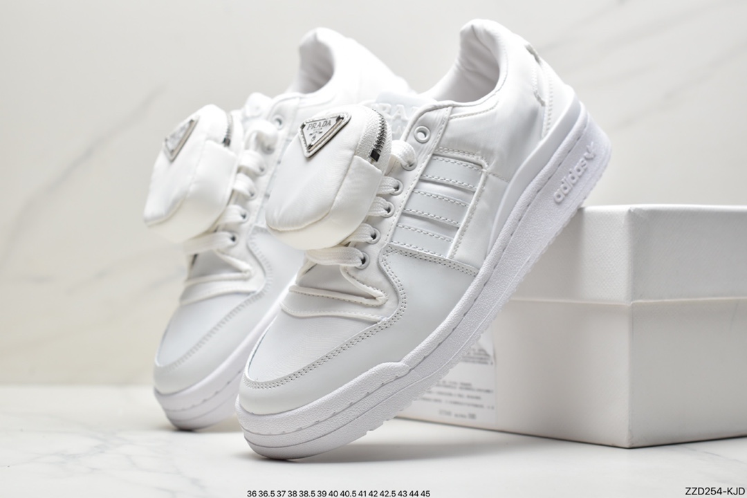 250 Adidas BAD BUNNY FORUM 低帮百搭潮流休闲运动板鞋GW0264