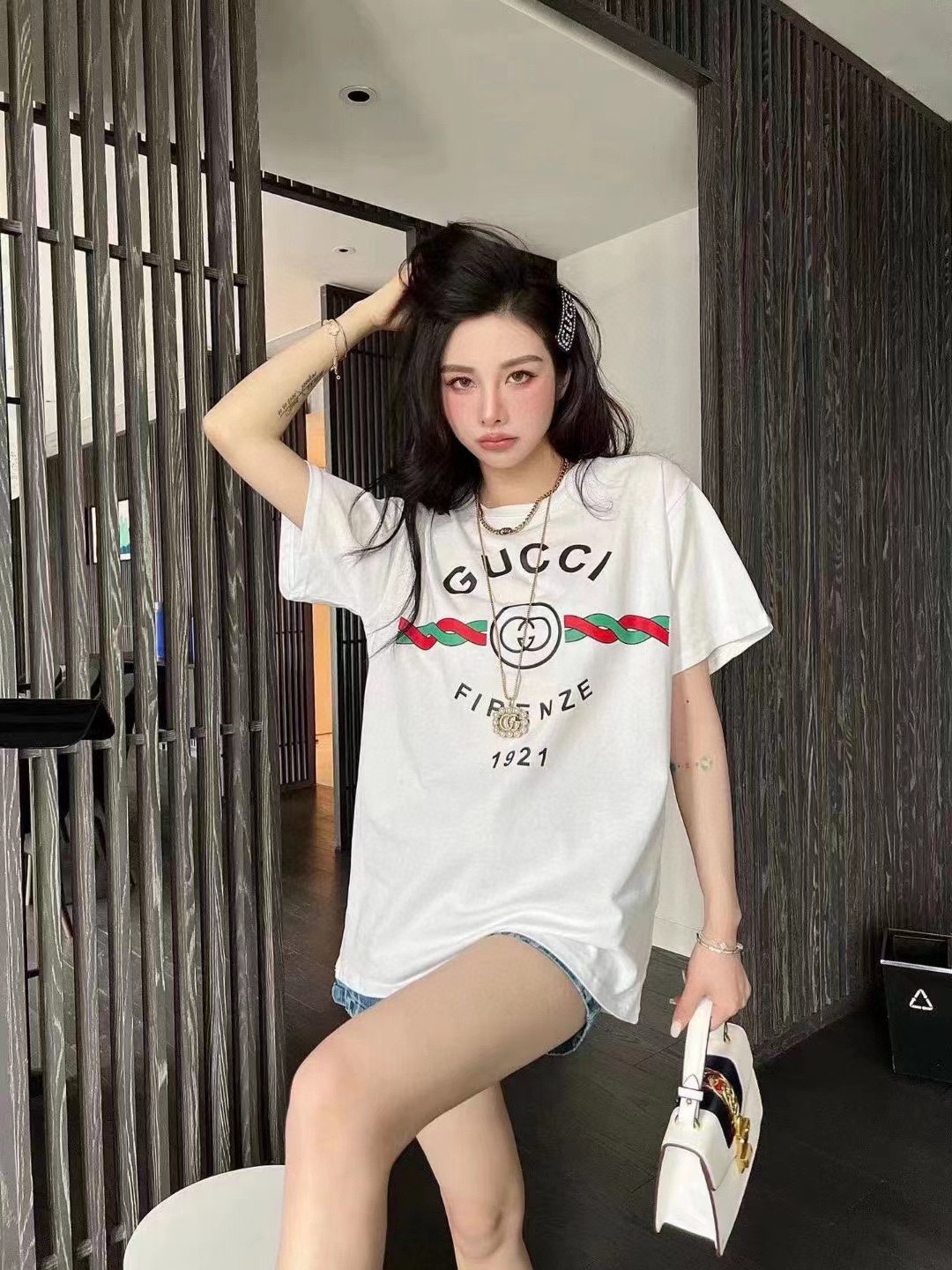 Gucci Clothing T-Shirt Printing Short Sleeve