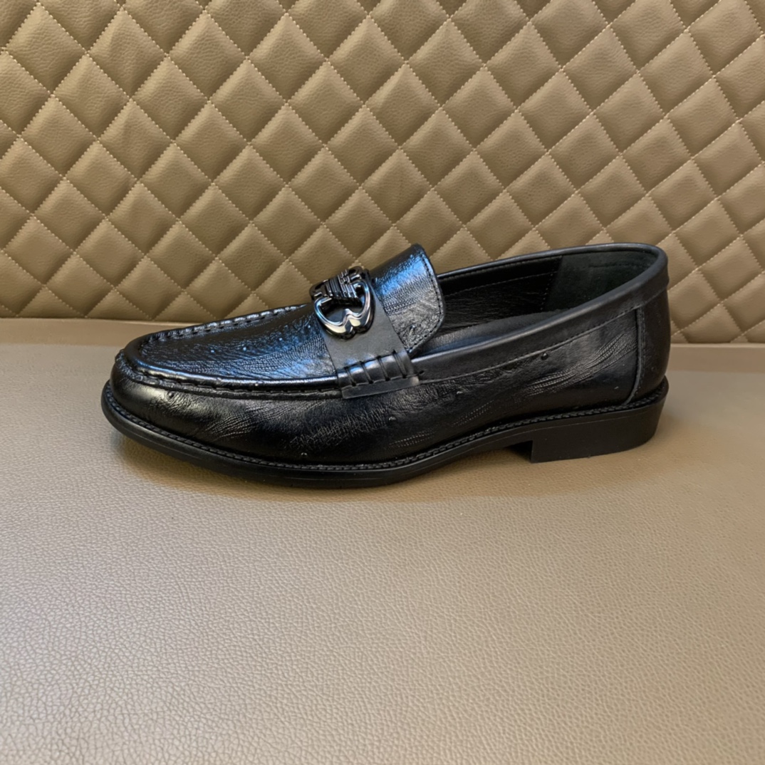 ： 【Armani Armani】Original contador marea zapatos Superior importado de Italia piel de vaca original,