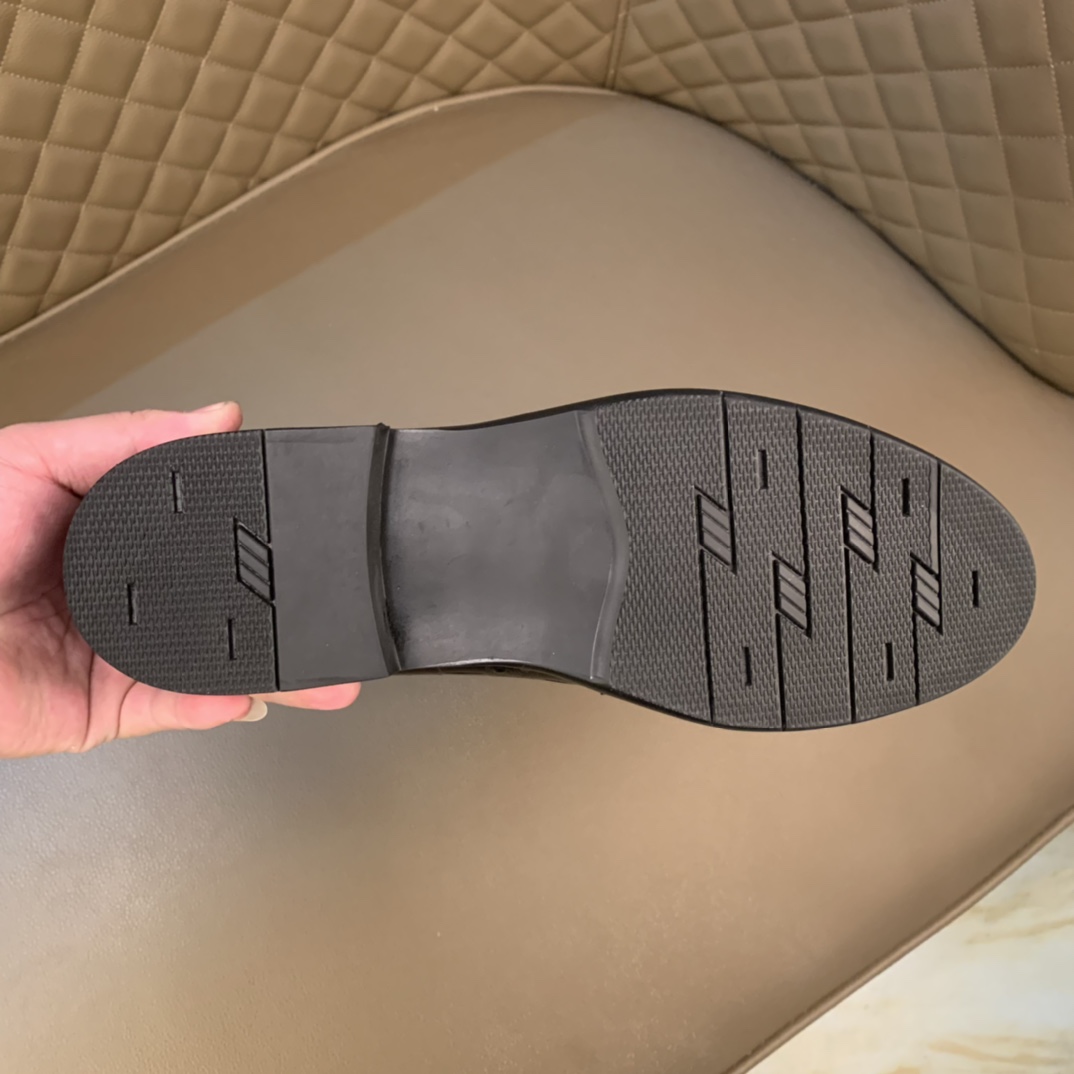 ： 【Armani Armani】Original contador marea zapatos Superior importado de Italia piel de vaca original,