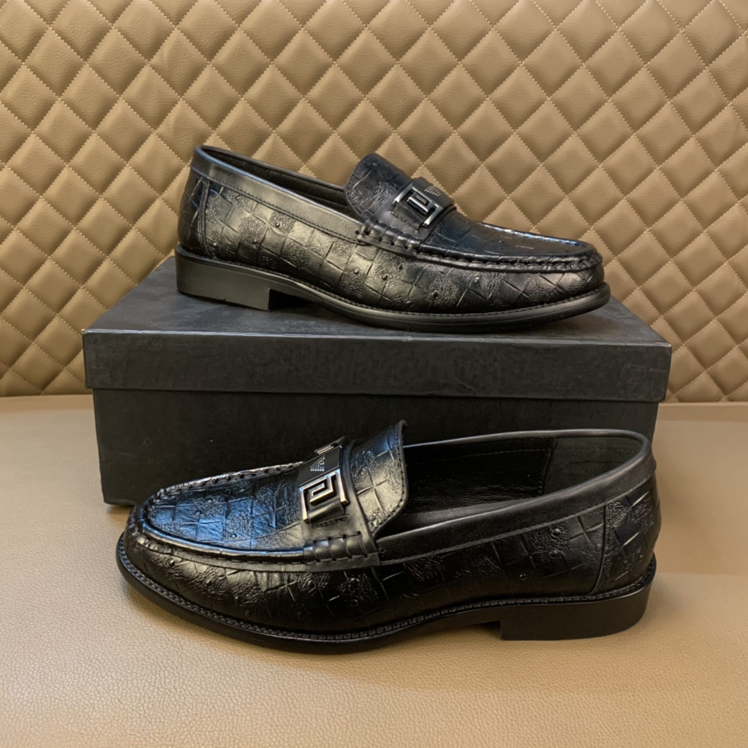： 【Armani Armani】Original contador marea zapatos Superior importado de Italia piel de vaca original,