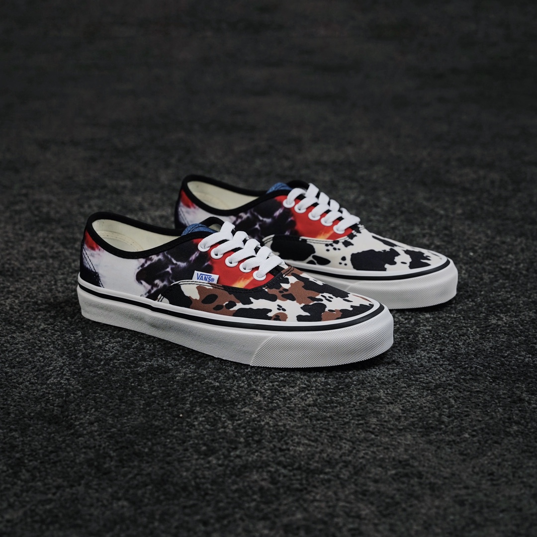 G0 Vans Authentic 44 DX安娜海姆奶牛花纹 休闲硫化板鞋