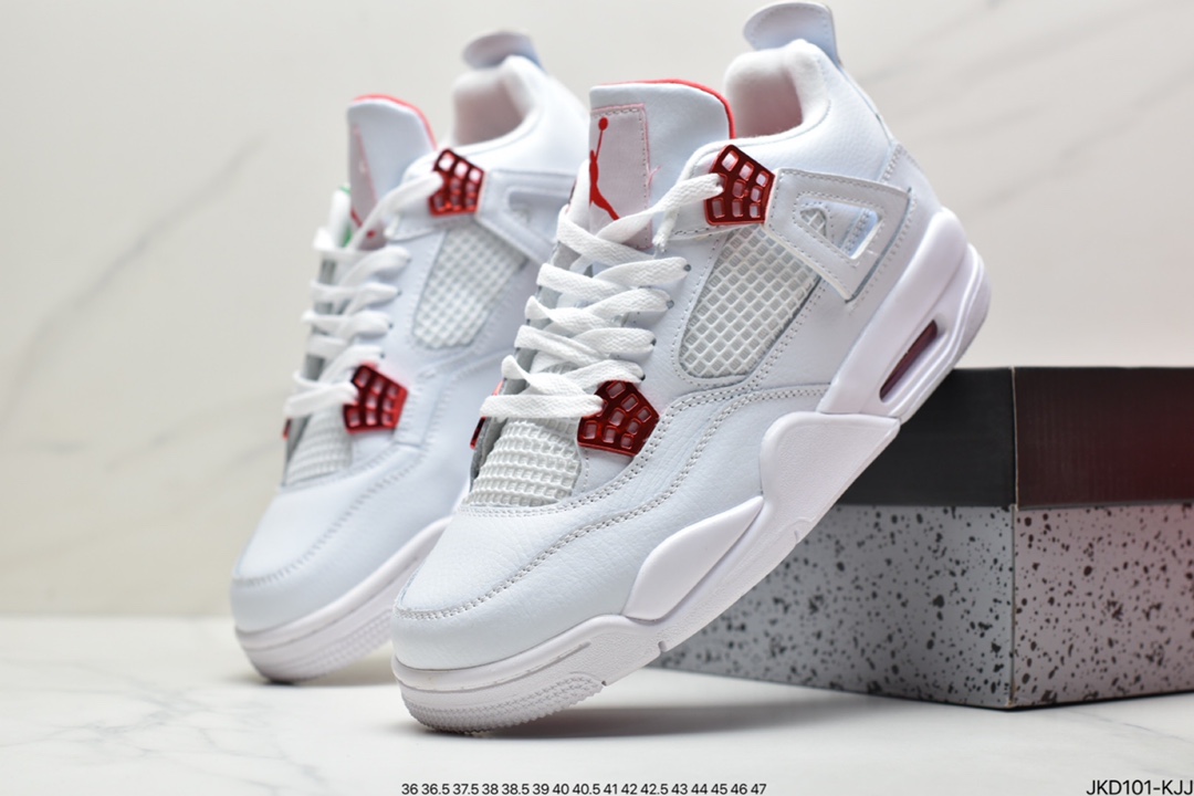 160 真标耐克Nike Air Jordan 4 Retro LS”Lightning”迈克尔·乔丹AJ4代中帮复古休闲运动文化篮球鞋 CT8527-112