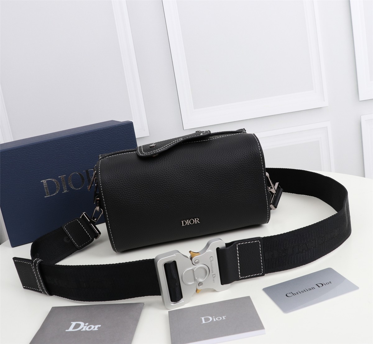 Dior Bags Handbags Designer High Replica
 Beige Black Yellow Printing Cowhide Nylon Oblique