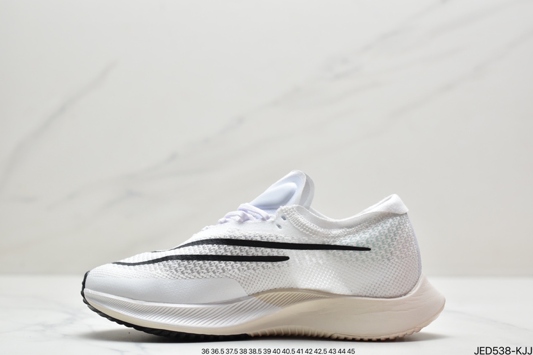 150 真标耐克Nike Zoomx Streakfly Proto 低帮跑步鞋白黑橙男女运动鞋 DH9275-100