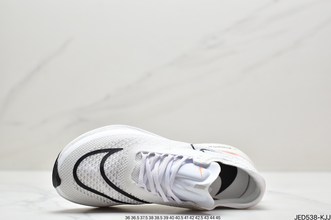 150 真标耐克Nike Zoomx Streakfly Proto 低帮跑步鞋白黑橙男女运动鞋 DH9275-100