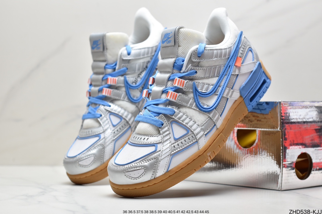 300 Off-White  x NK Air Rubber Dunk ” University Gold ” OW联名款 黑金亚洲限定 CU6015-100
