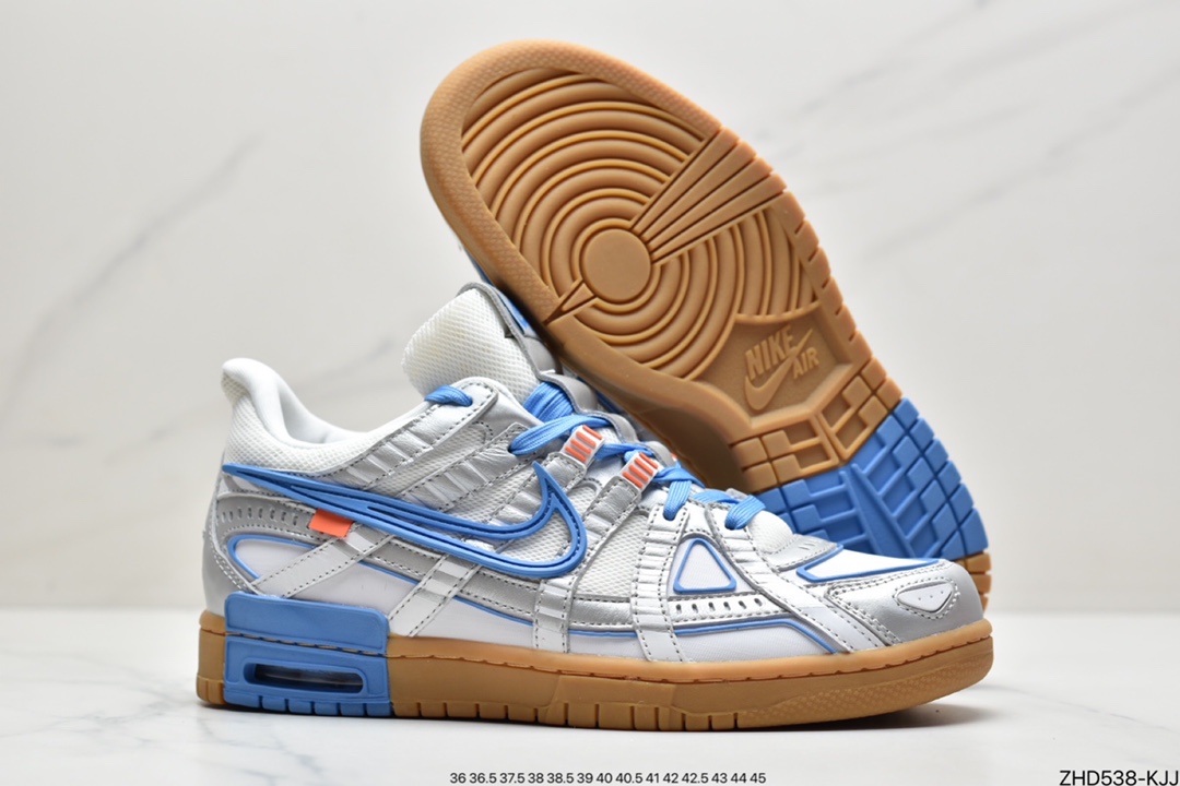 300 Off-White  x NK Air Rubber Dunk ” University Gold ” OW联名款 黑金亚洲限定 CU6015-100