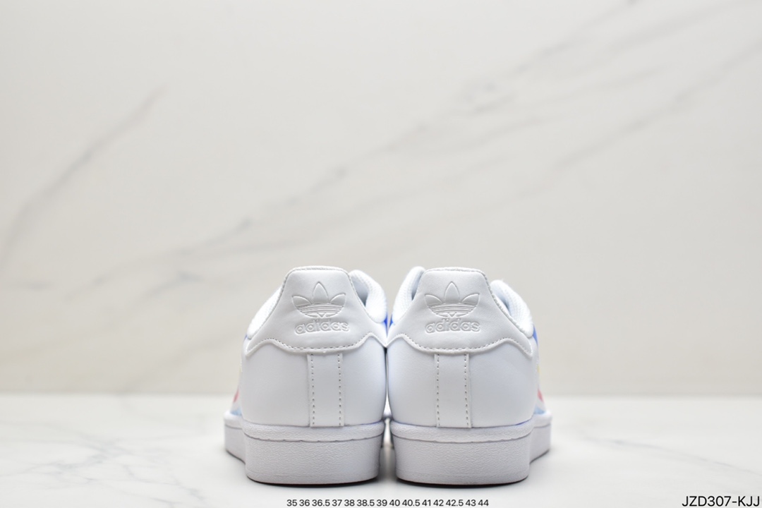 140 阿迪达斯Adidas Superstar 三叶草 贝壳头系列经典小白鞋FZ0059