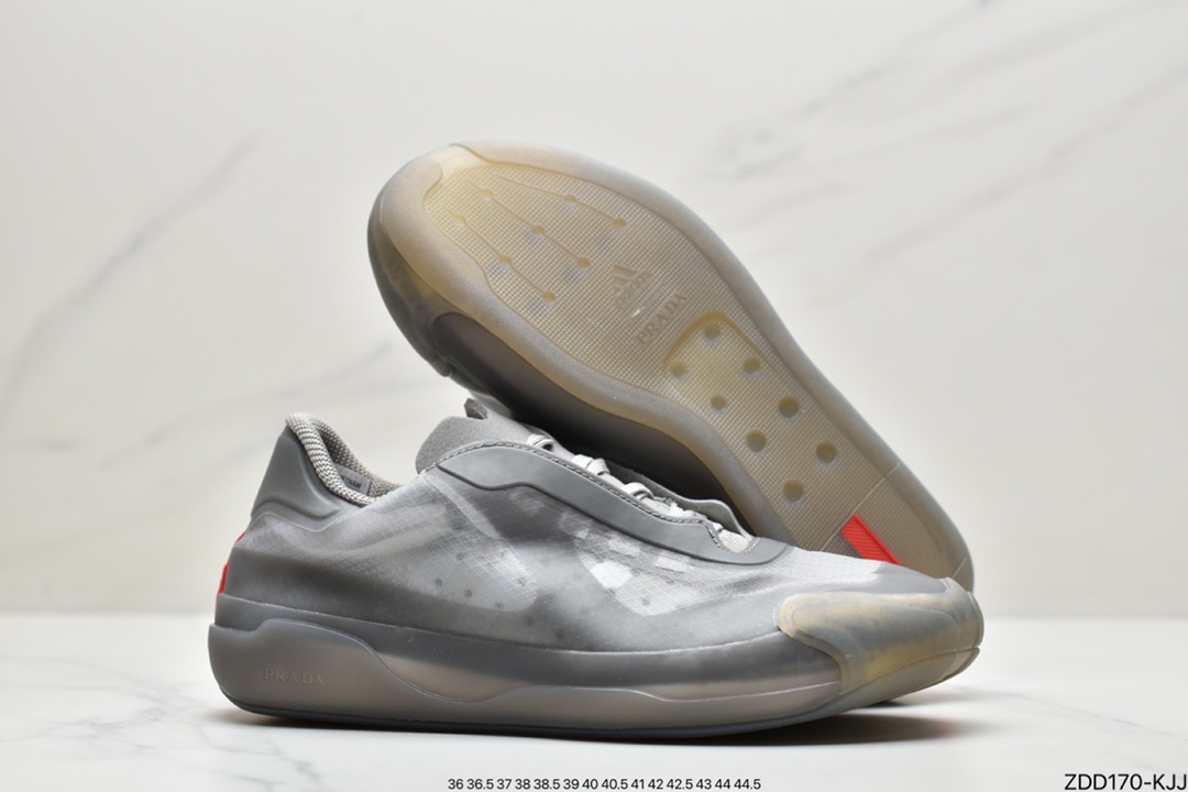 230 阿迪达斯Prada x adidas Luna Rossa 21 骨白 蝉翼轻薄休闲百搭运动鞋FW1079