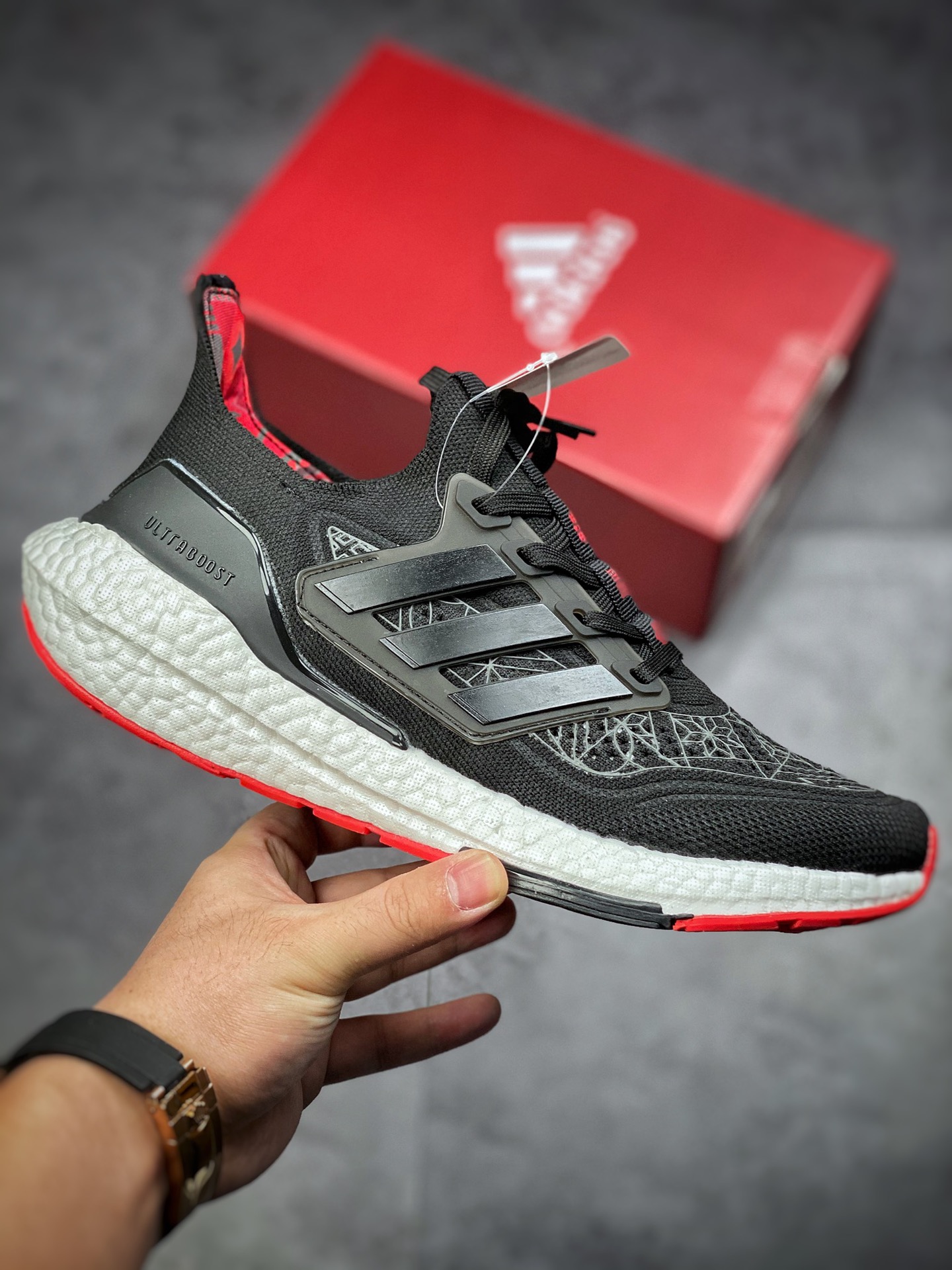 250 Adidas Ultraboost 21 CNY舒适耐磨跑步鞋 黑红/中国年 虎年限定 UB 7.0 GZ6073-莆田鞋,莆田鞋货源,高仿鞋,高仿鞋货源,安福档口,莆田高仿鞋,莆田鞋批发,高仿鞋批发,莆田高仿运动鞋,高仿运动鞋,莆田运动鞋 250 Adidas Ultraboost 21 CNY舒适耐磨跑步鞋 黑红/中国年 虎年限定 UB 7.0 GZ6073