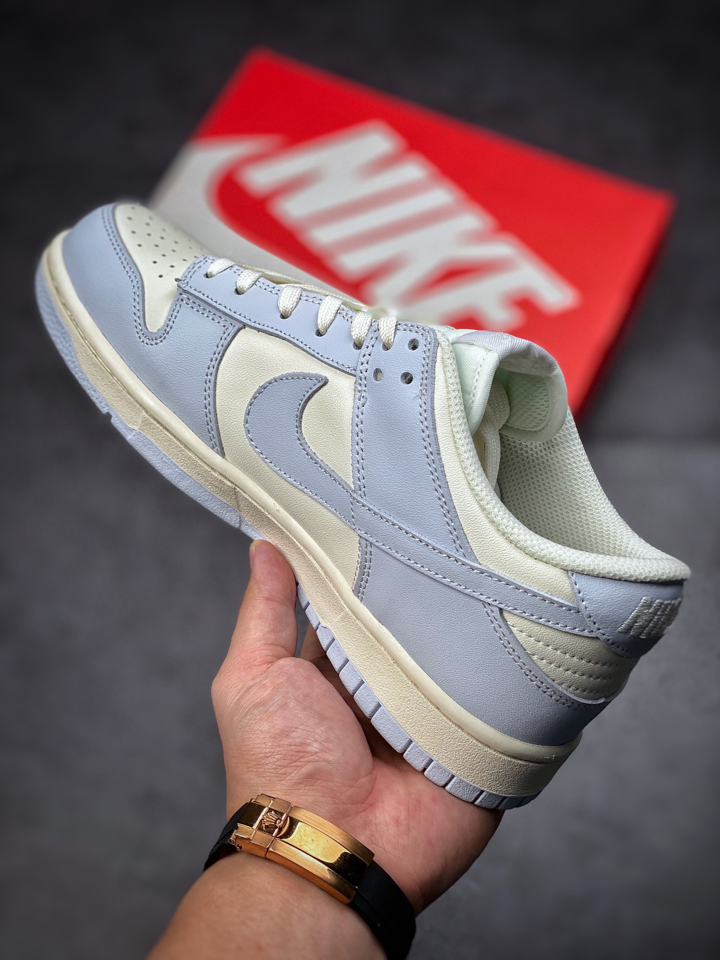 260  Nike Dunk Low Retro 丹青 经典配色原装皮料板鞋 DD1896-108