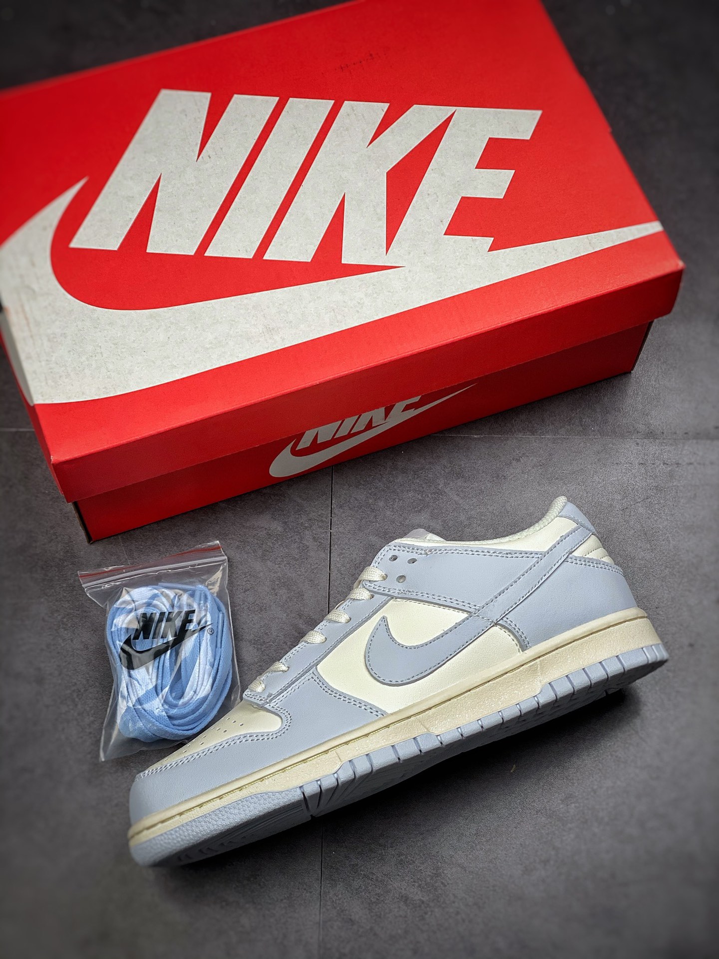 260  Nike Dunk Low Retro 丹青 经典配色原装皮料板鞋 DD1896-108