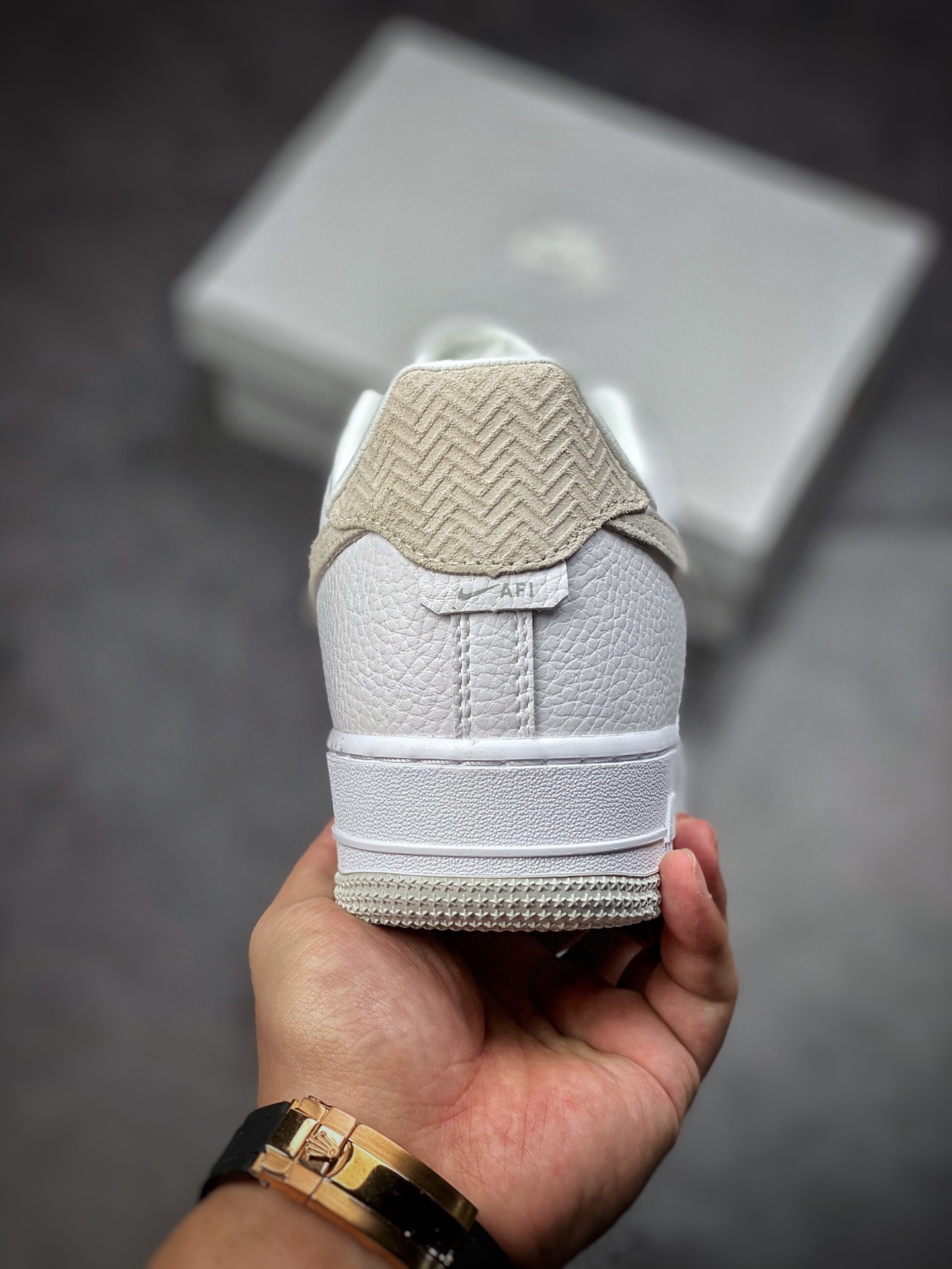 220  Nike Air Force 1 Low 07 白灰翻毛钩 原楦头原纸板 打造纯正空军版型 CN2873-100