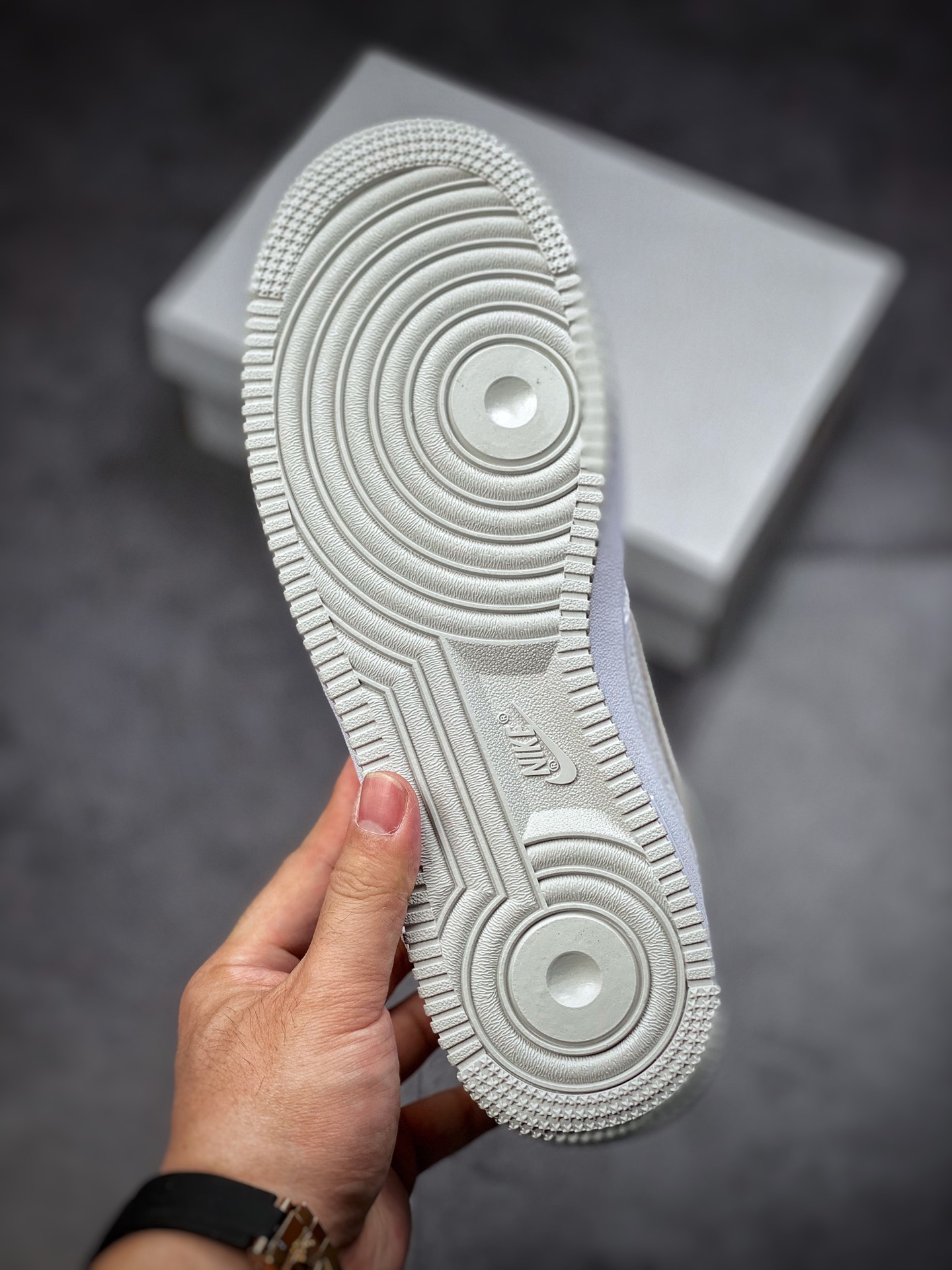 220  Nike Air Force 1 Low 07 白灰翻毛钩 原楦头原纸板 打造纯正空军版型 CN2873-100